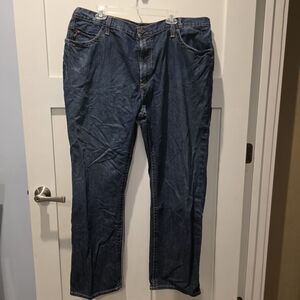 Ariat FR M4 Jeans Mens 42x32 CAT 2 2112 Boot Blue Denim Flame Resistant Workwear